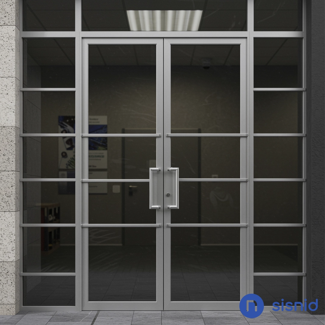 Portas de segurança automáticas de vidro para segurança